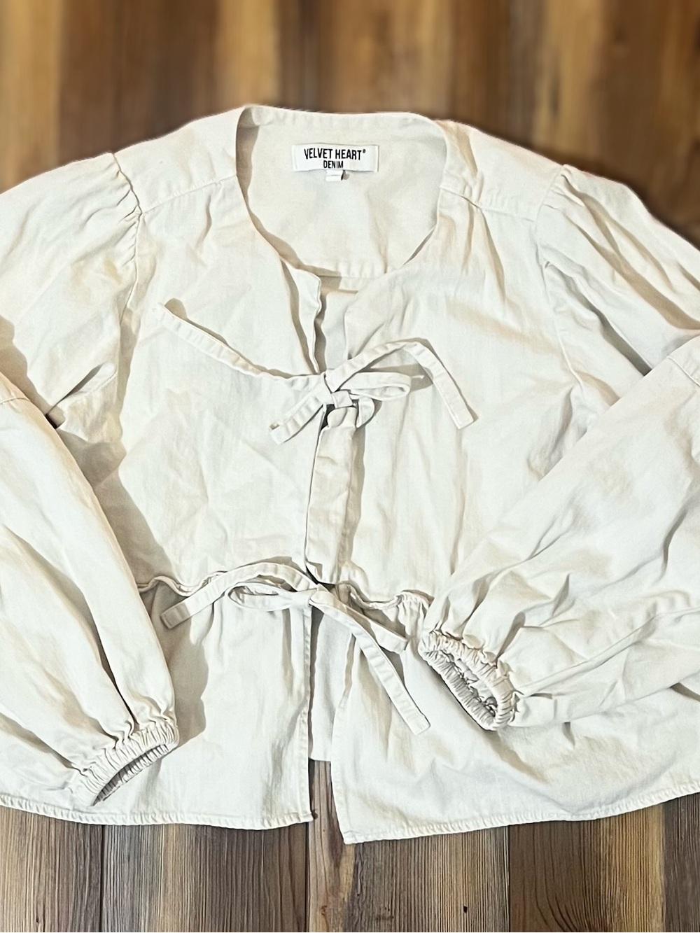 Cotton/Hemp Double Tie Top